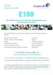 £ 100 off  Campden BRI training courses