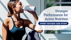 Sweetening solutions for active nutrition