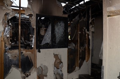 Almost 75% was deemed unusable after the fire in 2013