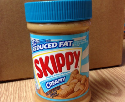 Photo: Hormel Foods Sales LLC: Skippy Reduced Fat Creamy Peanut Butter Spread
