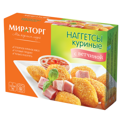 Miratorg aims to grow retail and foodservice sales with products such as its chicken nuggets range