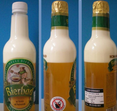 ‘Beer bath oil’ gets German officials in a lather
