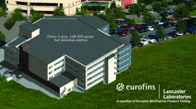 Artist rendering of the Eurofins expansion project 