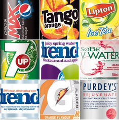 A selection of Britvic brands