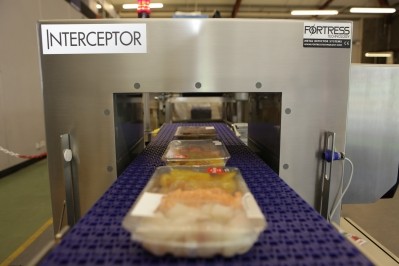 Fortress Technology's Interceptor inspects wet and conductive products 
