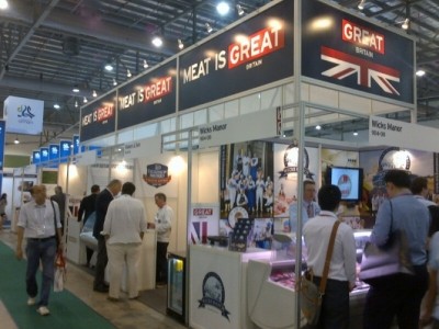The British stand at the FHA show