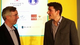 Simon McMurtrie, CEO of Direct Wines (left) at Wine Vision 2014