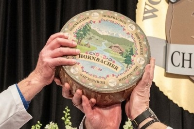 Swiss aged raw cow's milk cheese Hornbacher was named World Champion Cheese at the 2024 World Championship Cheese Contest. Photography: Andy Manis