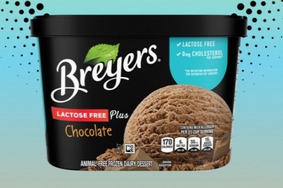Unilever leveraged Perfect Day whey to formulate the new Breyers Lactose-Free Chocolate ice cream. Image via Perfect Day/PRNewswire