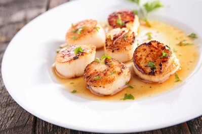 Mermade Seafoods is working on a line of seafood alternatives to be produced within a bioreactor, rather than the ocean, starting with the scallop. GettyImages/margouillatphotos