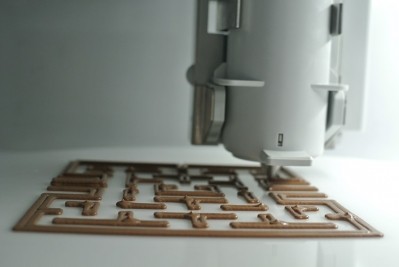 3D-printed chocolate maze ©Natural Machines