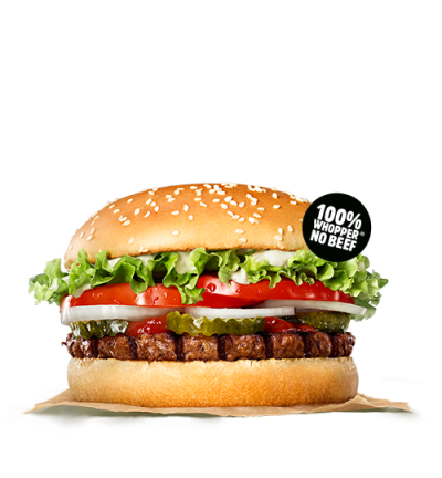 The ASA has banned an advertising campaign promoting Burger King's 'first plant-based burger', the Rebel Whopper / Image source: Burger King
