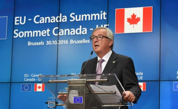 Jean-Claude Junker said CETA would create new jobs for both parties