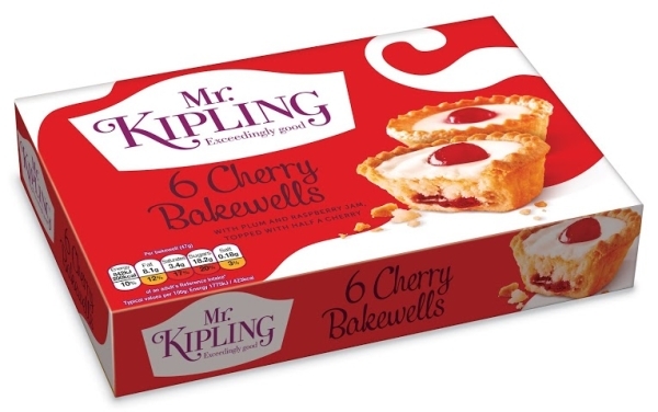 All Mr Kipling cake packs will feature the voluntary UK traffic light label scheme