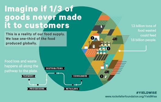 Food waste happens from farm to fork