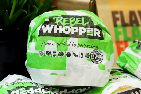 Burger King's Rebel Whopper is produced by The Vegetarian Butcher pic Burger King