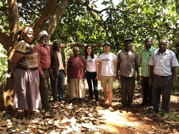 Hunter & Gather founders with Kenyan avocado pickers