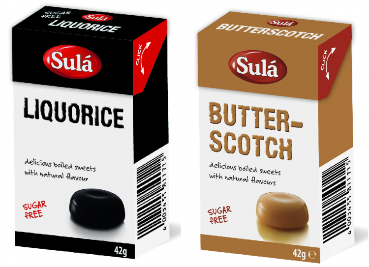 Health conscious British consumers turning to sugar free candies, says Sulá.