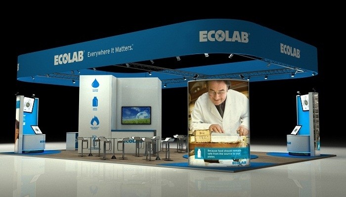 Ecolab's stand at ANUGA FoodTec