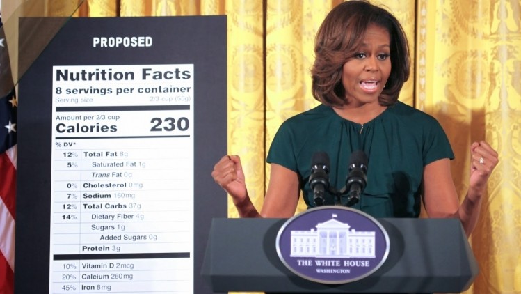 US First Lady Michelle Obama recently joined the USDA in unveiling proposed changes to Nutrition Facts labelling.