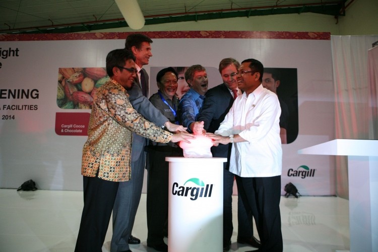 Cargill inuagrates Gresik plant, which will produce cocoa powder, butter and liquor