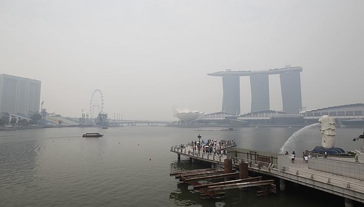 Haze from the fires has engulfed the region