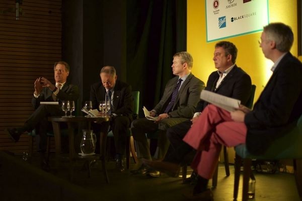 'The Big Debate' at Wine Vision 2014: Troy Christensen is pictured (center), with Adrian Bridge (far left)