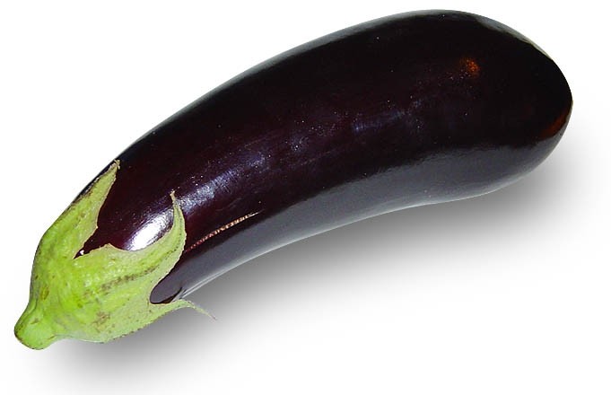 Could aubergines provide natural purple colours?