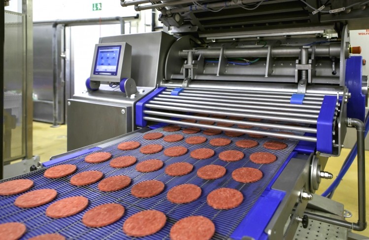 Marel's V-Pump, on dispaly at IFFA, is efficient and wastes less than 0.3% of meat