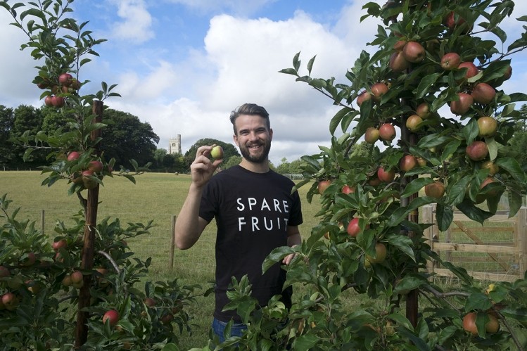 Ben Whitehead, founder and fruit enthusiast. © Spare Fruit