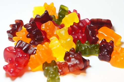 Gelatine is used in sugar confectionery such as gummy bears and in a host of pharmaceutical products. Photo credit: Flickr - DOH4