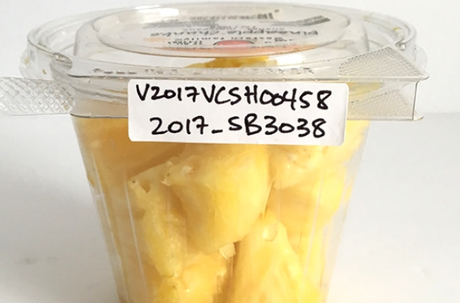 Western Family brand fresh pineapple chunks