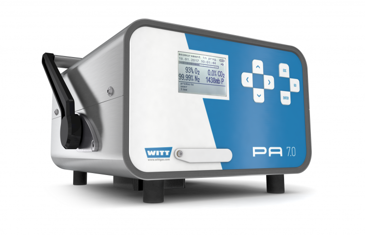 Witt's gas analyser PA 7.0 