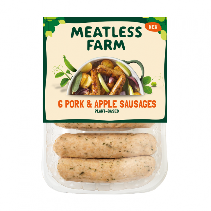 5060626405189 Meatless Farm Pork & Apple Sausage