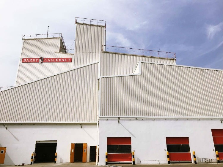 Barry Callebaut's new processing unit in Abidjan. Pic: Barry Callebaut
