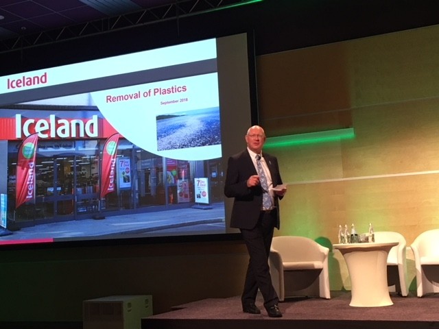 Ian Schofield, own label and packaging manager, Iceland Foods, at the ECMA Congress in Riga.