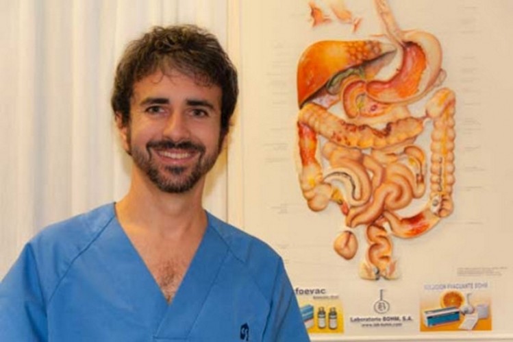 Dr Xavier Cortés, gastroenterologist at Hospital de Sagunto. Pic: ADM