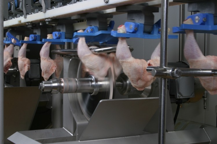 Marel ACM-NT allows processors to move from whole bird to chicken parts. Photo: Marel.