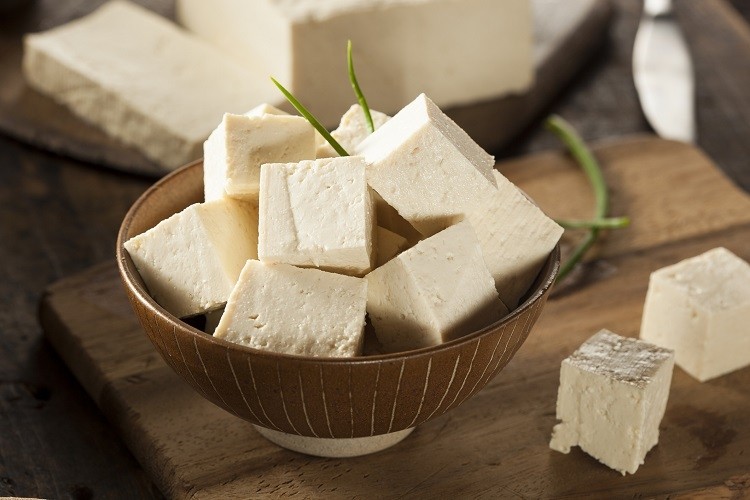 Unlike soy-based tofu (pictured), Peafu's tofu is made from peas. GettyImages/bhofack2
