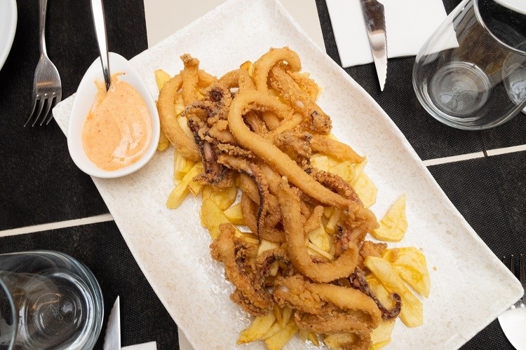 The new product comes in breaded or seasoned varieties, and according to Aqua's culinary advisor, 'looks and acts' like calamari. GettyImages/Roberto Serrano