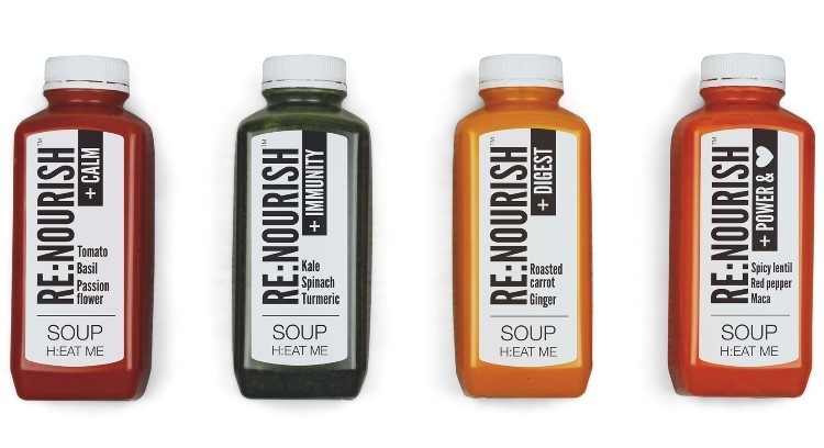  The world’s first grab and go soup in a heat-able bottle