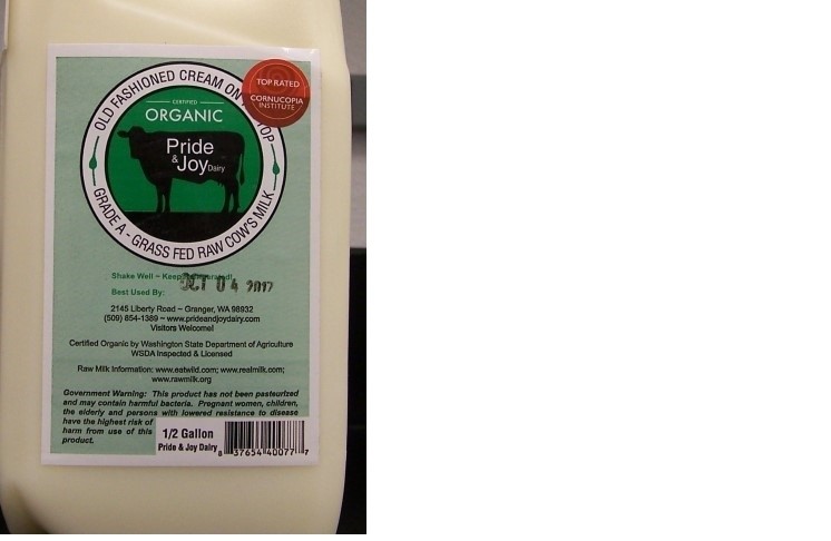 WSDA detects Salmonella in raw milk; firm declines to recall