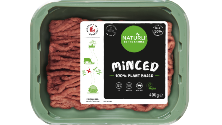 Naturli's Minced product will be placed alongside meat products in Sainsbury's