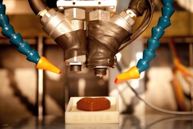 The 3D printer can manufacture personalised chocolate products.