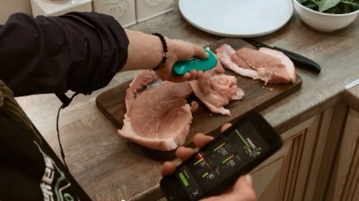 PERES is a portable device that uses a sensor and mobile app to detect spoilage in meat, poultry, and fish.