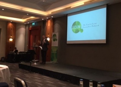 Dr Tim Lang, professor of Food Policy at City University London speaking at the Food and Drink Innovation Network in London this week. 
