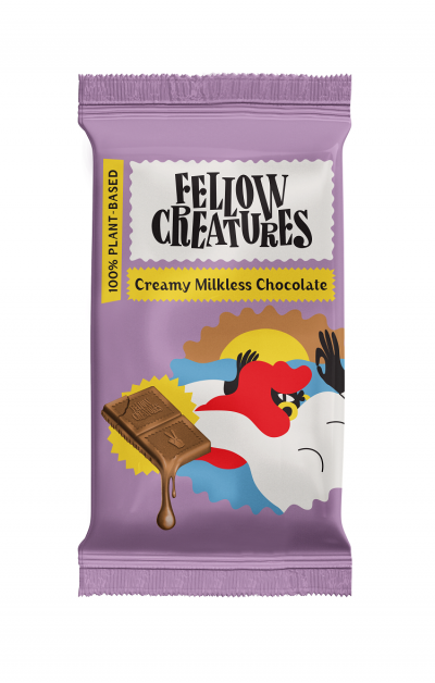 Fellow Creatures_Chocolate_Bar_mockup_Creamy Milkless_Plant-Based_Vegan.70g