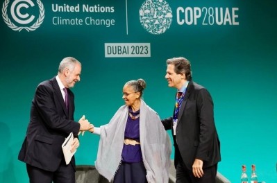 Brazil representatives at COP28: André Aranha Corrêa do Lago, Secretary for Climate, Energy and Environment at the Ministry of Foreign Affairs,  Marina Silva, Minister of the Environment and Climate Change and Fernando Haddad, Finance Minister.