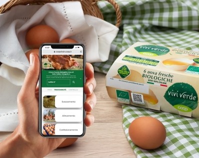 Prototype: Coop Italia uses blockchain technology to track and trace its organic egg supply chain ©Connecting Food