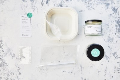 The Made by Farmdrop range is served in sustainable, plastic-free packaging. Source: FarmDrop